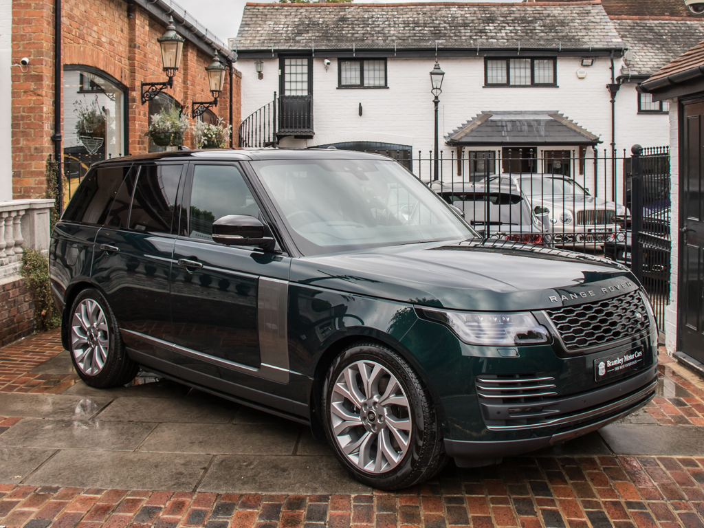 British racing clearance green range rover